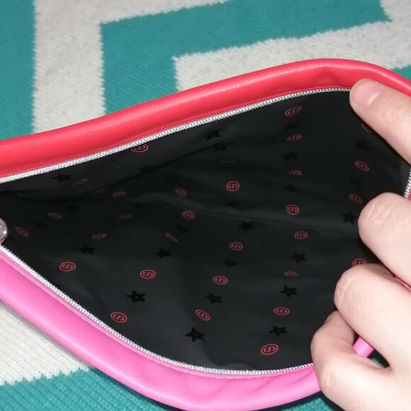 Two-Tone Vegan Leather Dior Pochette/Clutch - Picture 8 of 12